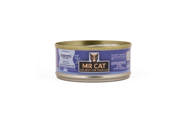 MR CAT Ocean Fish with Chicken in Jelly 60g مستر كات سمك المحيط مع الدجاج بالجيلي 60 جم